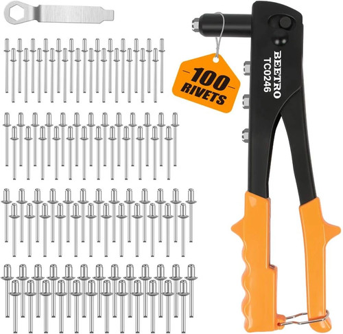 Heavy duty hand riveter rivet - hand,